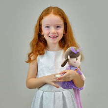 Load image into Gallery viewer, 20&quot; Purple Olivia Stuffed Rag Doll (89150PURPLE)