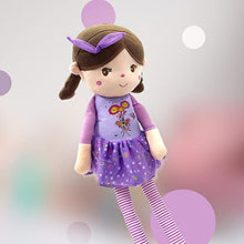 Load image into Gallery viewer, 20" Purple Olivia Stuffed Rag Doll (89150PURPLE)