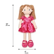 18" Addy Doll Pink Rag Doll (89045Pink)