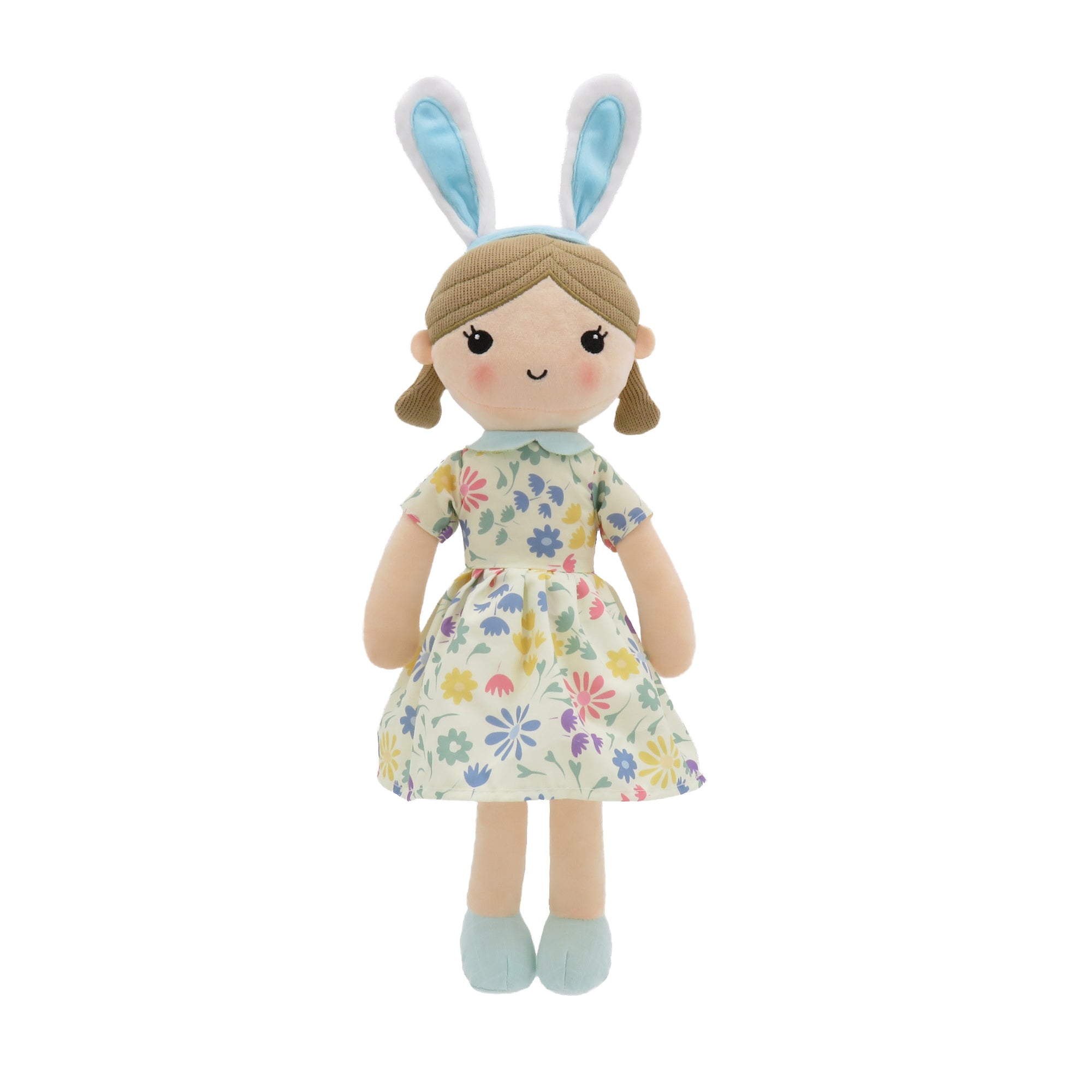 15 Spring Doll with Blue Bunny Ears (82201BLUE) LinzyToys 15 Spring Doll with Blue Bunny Ears (82201BLUE) LinzyToys