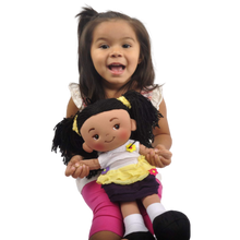 Load image into Gallery viewer, 16" Yellow Aissa Doll (93701)