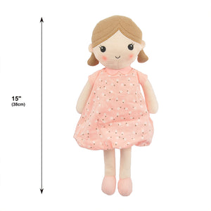 14" Pink Emily Baby Rag Doll (89835)