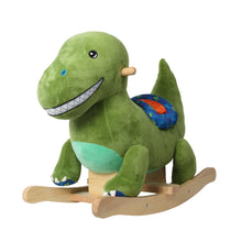 Load image into Gallery viewer, Linzy Toys Green Dinosaur Baby Rocker, Kids Ride on Toy for Toddlers Age 1+ (37629)