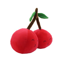 Load image into Gallery viewer, 17&quot;  x 16.5&quot; Yum Yum Smoochy Pals Cherry Plush Pillow (62692CHERRY)