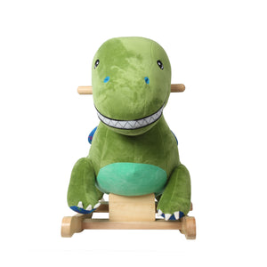 Linzy Toys Green Dinosaur Baby Rocker, Kids Ride on Toy for Toddlers Age 1+ (37629)