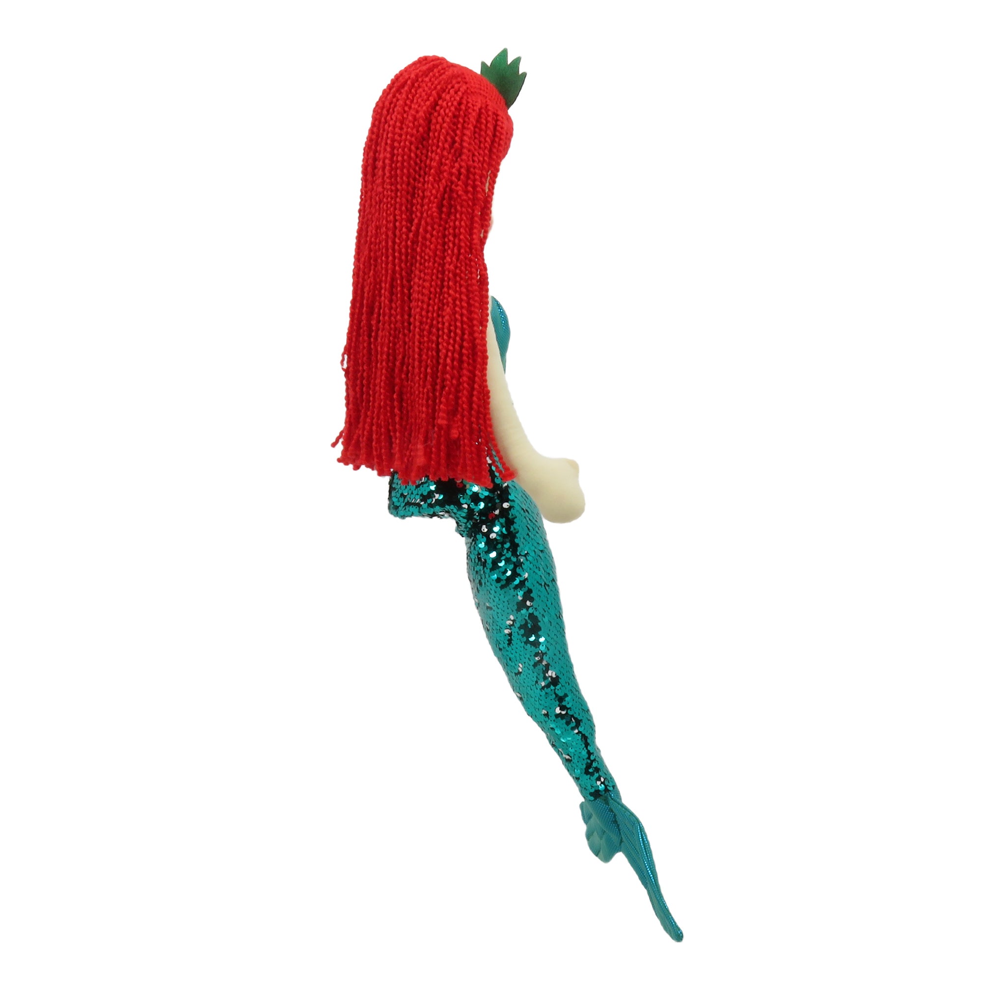 18" EMERALD MERMAID W/REVERSIBLE SEQUIN TAIL (89003)