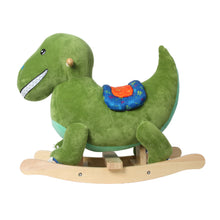Load image into Gallery viewer, Linzy Toys Green Dinosaur Baby Rocker, Kids Ride on Toy for Toddlers Age 1+ (37629)