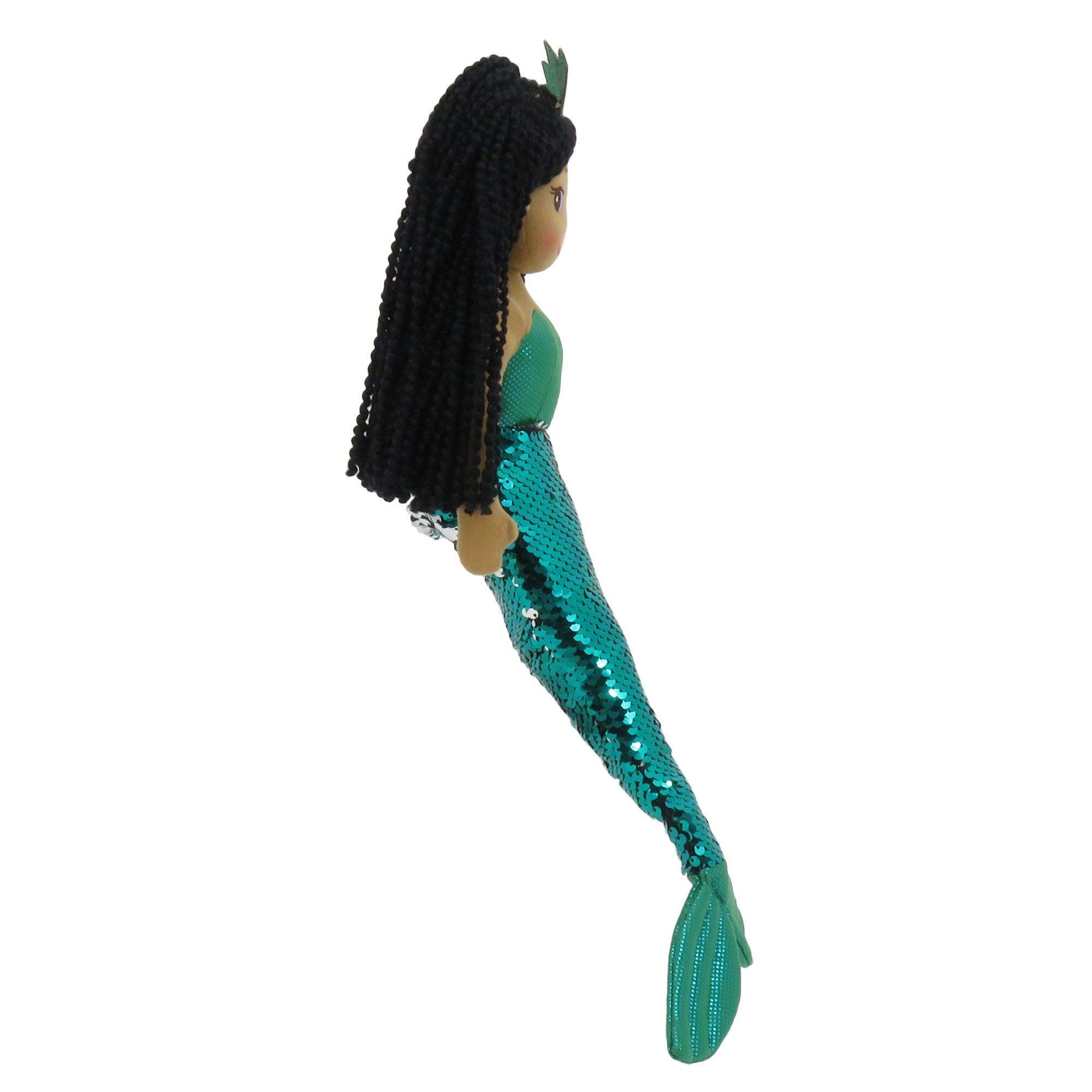 18" JADE MERMAID W/REVERSIBLE SEQUIN TAIL (89004)