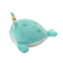 Load image into Gallery viewer, 14&quot; Smoochy Pals Narwhale Plush Pillow (80443)