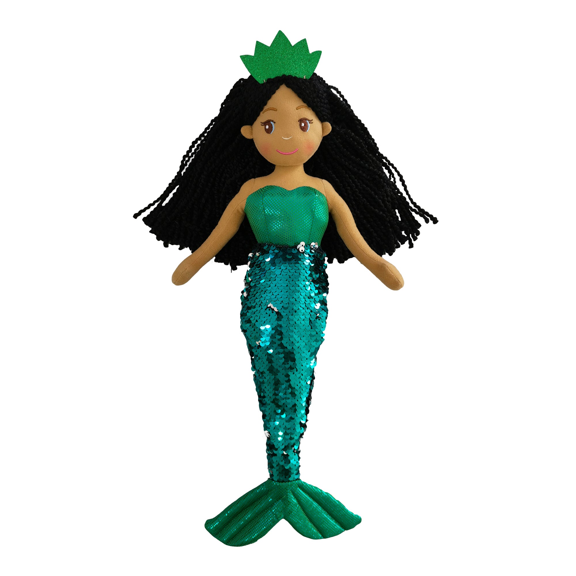 18" JADE MERMAID W/REVERSIBLE SEQUIN TAIL (89004)