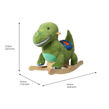 Load image into Gallery viewer, Linzy Toys Green Dinosaur Baby Rocker, Kids Ride on Toy for Toddlers Age 1+ (37629)