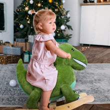 Cargar imagen en el visor de la galería, Linzy Toys Green Dinosaur Baby Rocker, Kids Ride on Toy for Toddlers Age 1+ (37629)