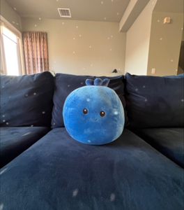 11" x11" Yum Yum Smoochy Pals Blueberry Plush Pillow (62692BLUEBERRY)