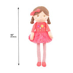 20" Coral Olivia Doll Stuffed Rag Doll (89150CORAL)