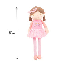 Load image into Gallery viewer, 20&quot;  Pink Olivia Stuffed Rag Doll (89150PINK)
