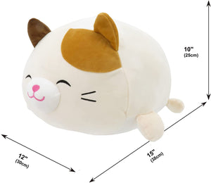 15" Smoochy Pals Cat Plush Pillow (68236T)