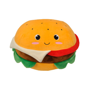 15" Yum Yum Smoochy Pals Burger Plush Pillow (68127BURGER)