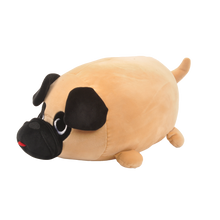 Load image into Gallery viewer, 15&quot; Smoochy Pals Pug Plush Pillow (68236K)
