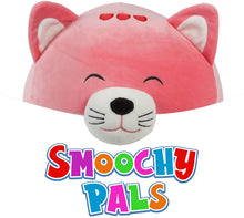 Cargar imagen en el visor de la galería, 15&quot; Smoochy Pals Pink Cat Plush Pillow (68236C)