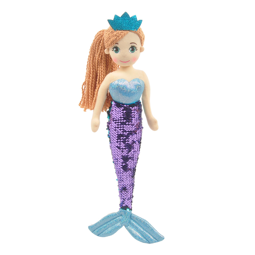 18" Perla Mermaid W/ Reversible Sequin Tail (89001)