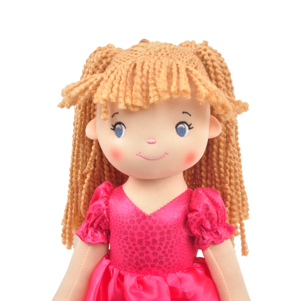 18" Addy Doll Pink Rag Doll