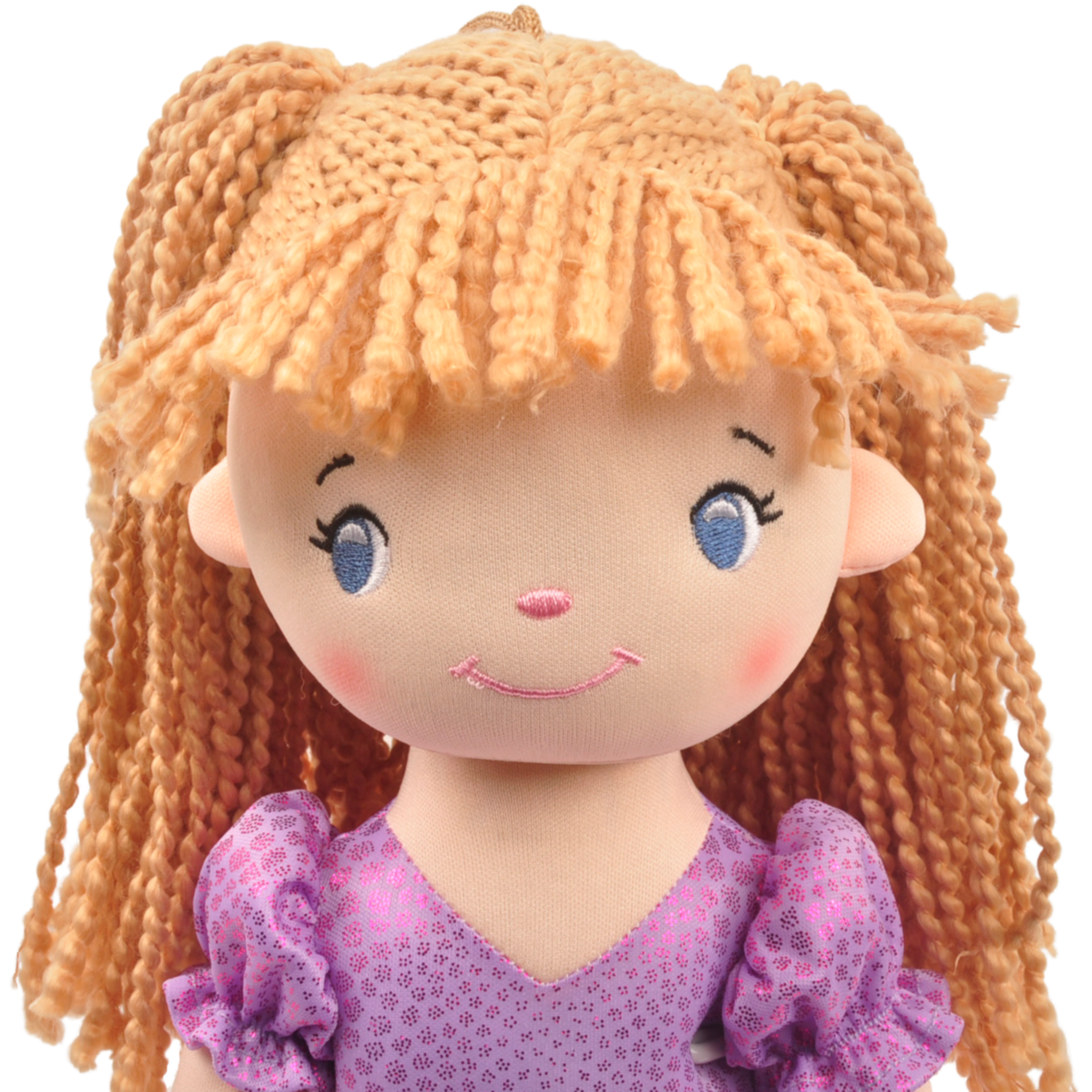 18" Addy Doll Purple Rag Doll