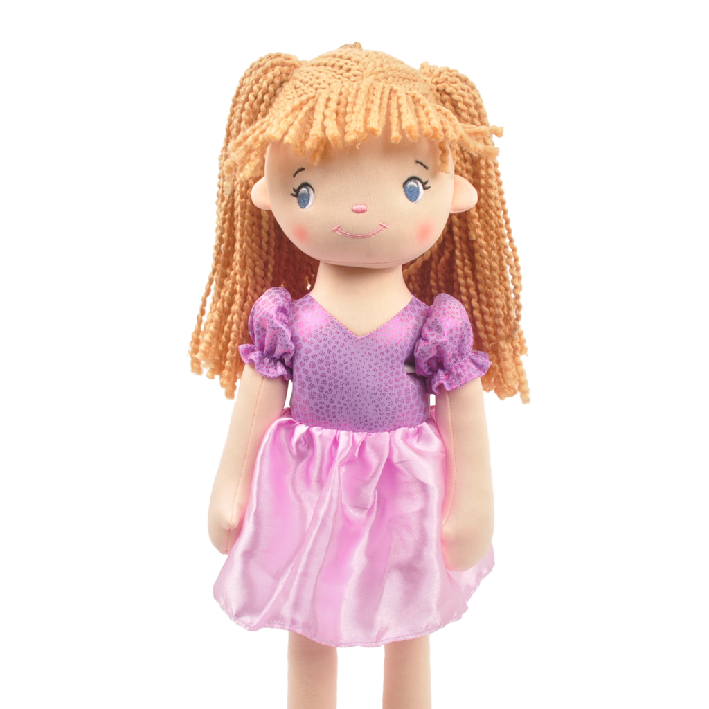 18" Addy Doll Purple Rag Doll