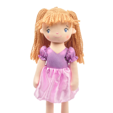 Load image into Gallery viewer, 18&quot; Addy Doll Purple Rag Doll