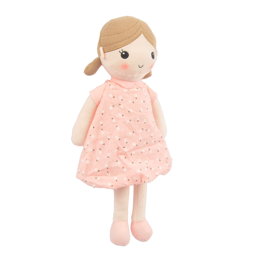 14" Pink Emily Baby Rag Doll (89835)