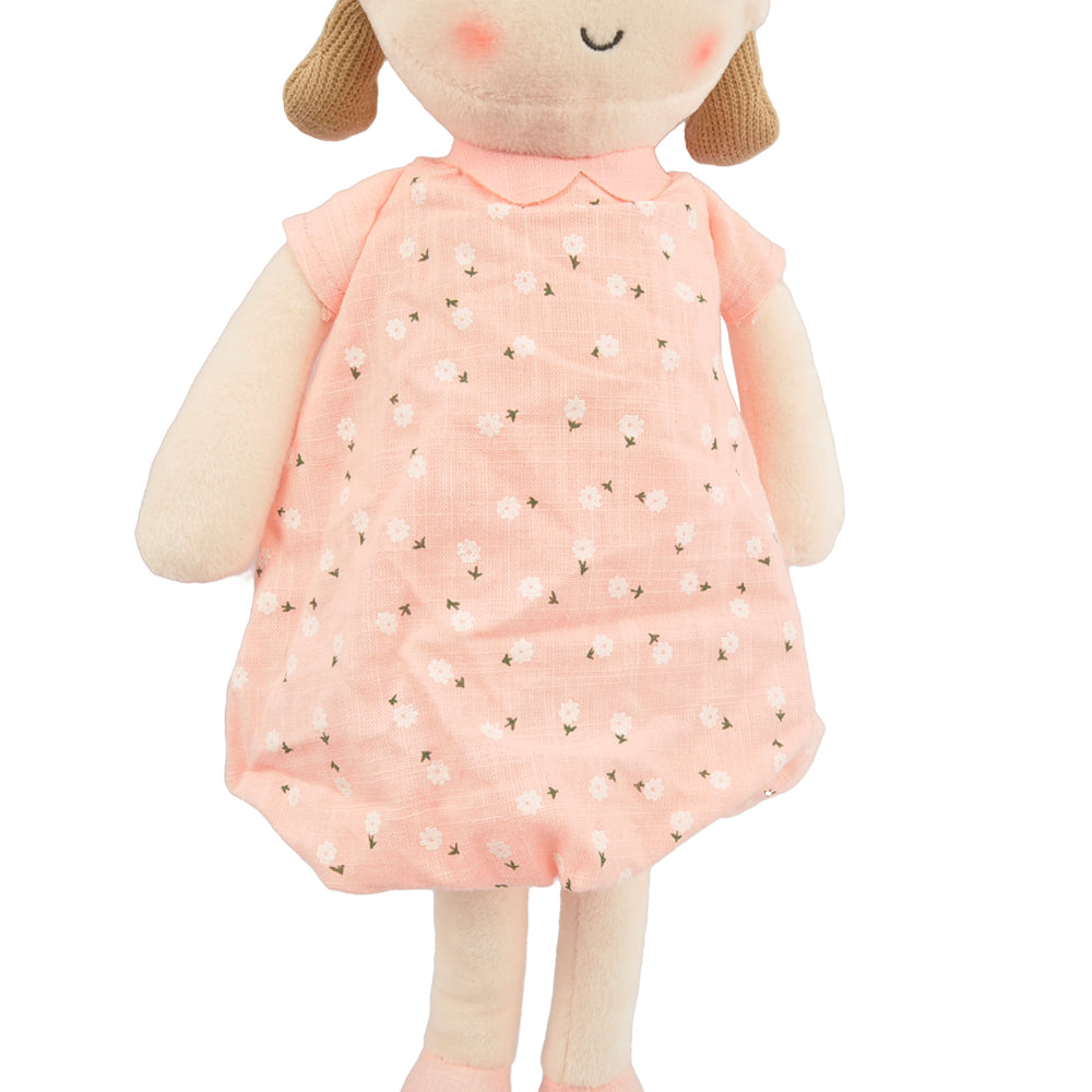 14" Pink Emily Baby Rag Doll (89835)