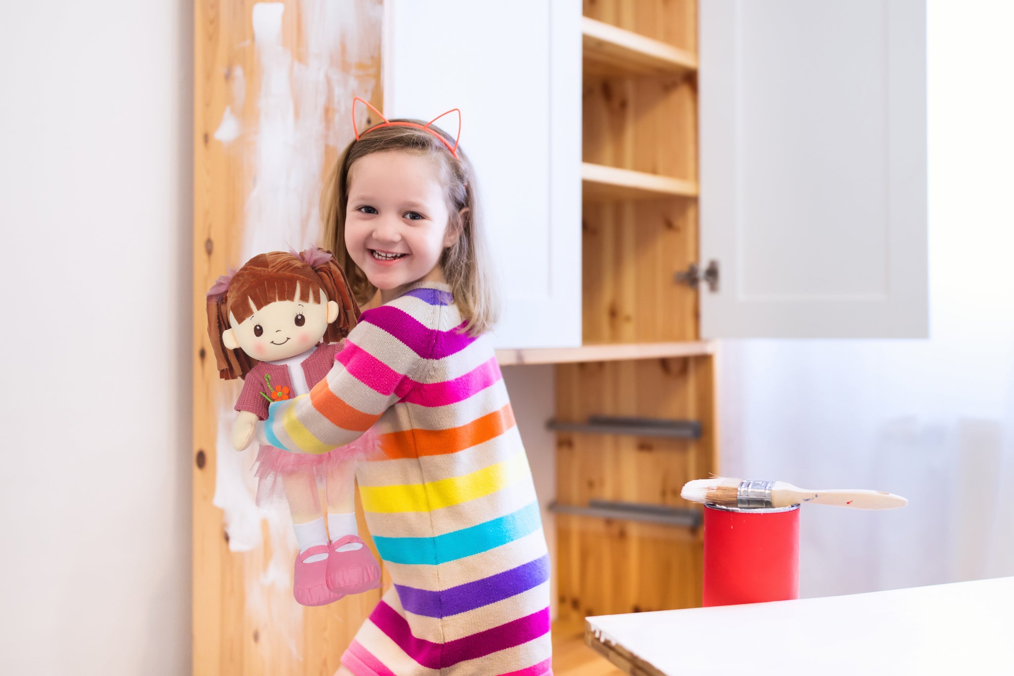 16" Little Sweet Hearts Pink Tulle Doll (90960)