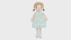 Muñeca de trapo Emily Baby de 14" en color azul menta (89835-2)