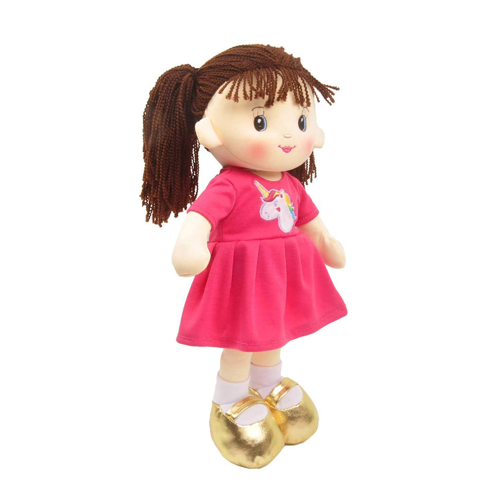 Muñeca Laura de 16" rosa intenso (92040HOT PINK) 