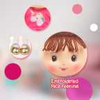 Muñeca Laura de 16" rosa intenso (92040HOT PINK) 