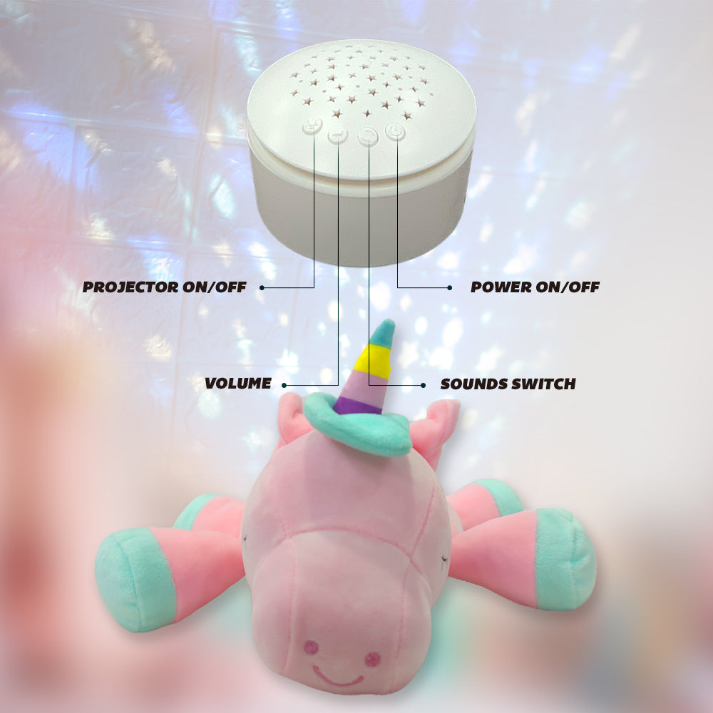 12" Sleepy Pals Night Light Unicorn w/Music