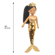 Cargar imagen en el visor de la galería, 18&quot; Kristal Mermaid W/ Reversible Sequin Tail (89001-2)