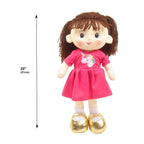 Muñeca Laura de 16" rosa intenso (92040HOT PINK) 