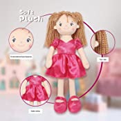 18" Addy Doll Pink Rag Doll (89045Pink)
