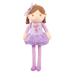 20" Purple Olivia Stuffed Rag Doll (89150PURPLE)