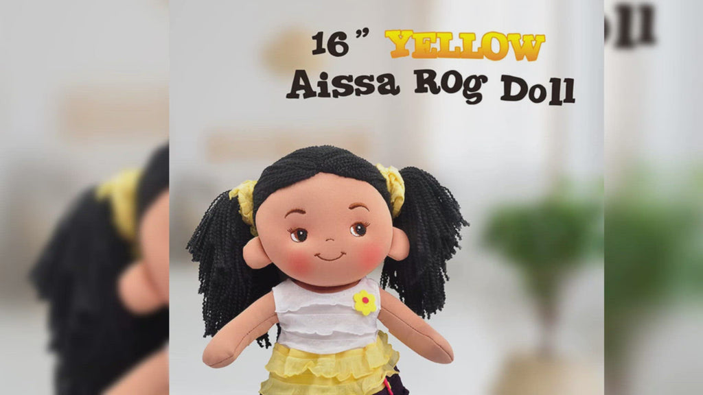16" Yellow Aissa Doll (93701)