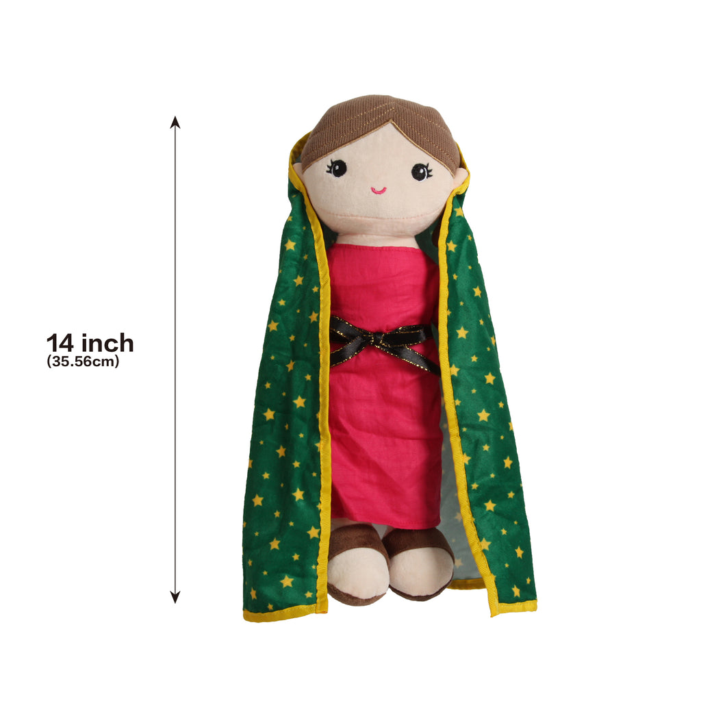 14'' Virgin Mary Doll, Muñeca Virgen de Guadalupe (80617)
