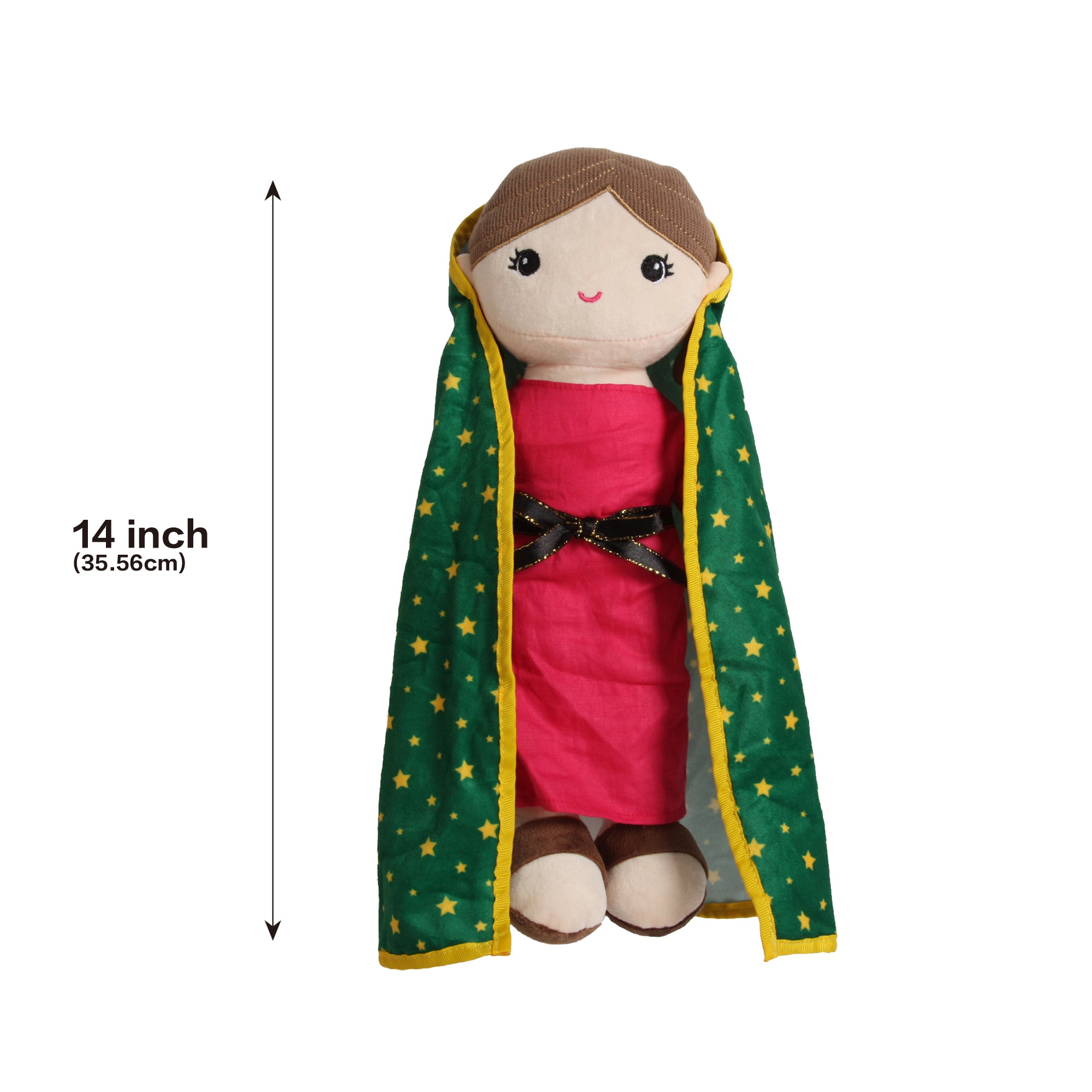 14'' Virgin Mary Doll, Muñeca Virgen de Guadalupe (80617)