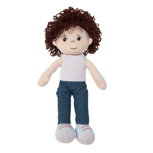 14'' Ethnic Soft Plush Rag Doll (81000)