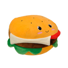 Cargar imagen en el visor de la galería, 15&quot; Yum Yum Smoochy Pals Burger Plush Pillow (68127BURGER)
