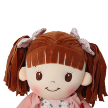Load image into Gallery viewer, 16&quot; Little Sweet Hearts Peach Doll (90964)