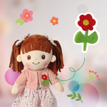 Cargar imagen en el visor de la galería, 16&quot; Little Sweet Hearts Peach Doll (90964)
