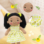 Muñeca Laura amarilla Sweet Cakes de 16" (92540AMARILLO) 