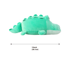 Cargar imagen en el visor de la galería, 15&quot; Crocodile Smoochy Pals Plush Pillow (62429A)