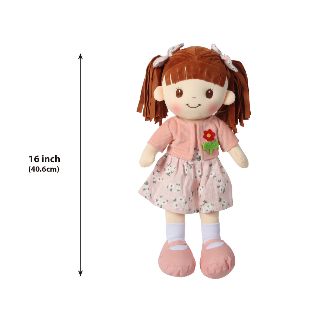 16" Little Sweet Hearts Peach Doll (90964)