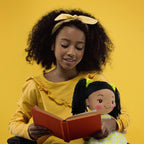 Muñeca Laura amarilla Sweet Cakes de 16" (92540AMARILLO) 